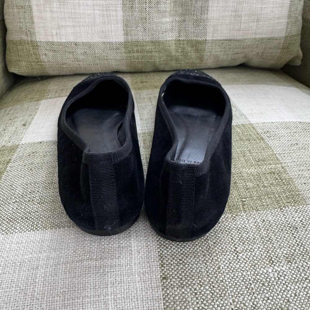 J Crew Glitter Cap Toe Flat - Picture 3 of 4